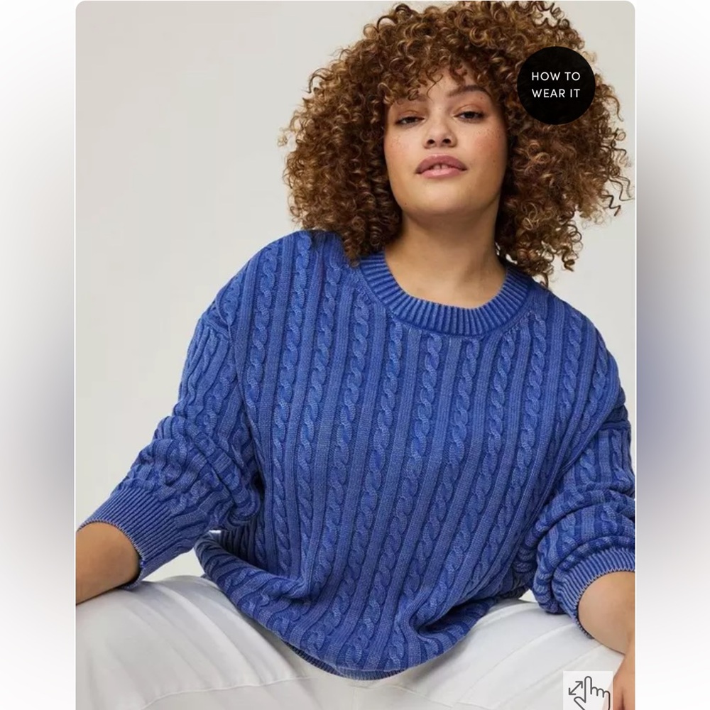 Torrid Pullover Crew Sweater